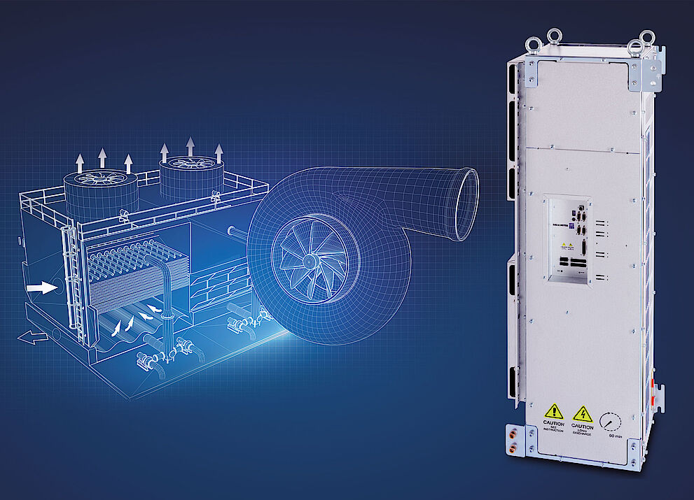 Frequency converter SD4M for refrigeration and air conditioning technology